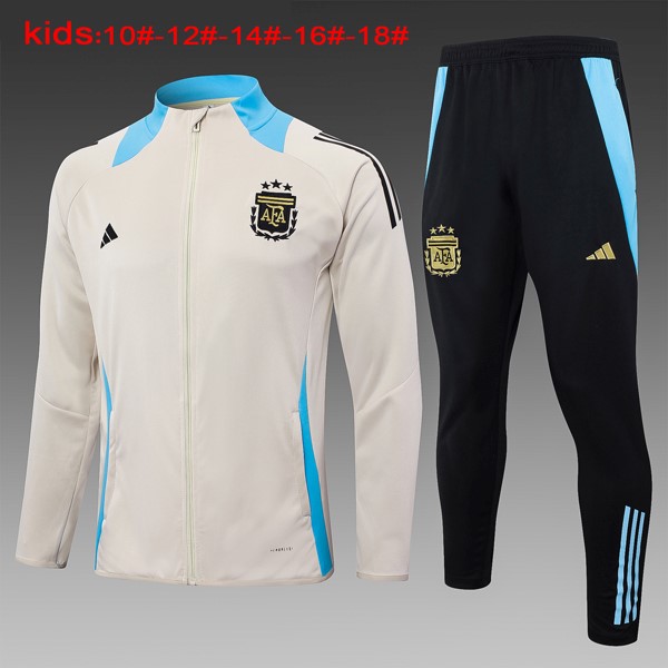 Kinder Trainingsanzug Argentinien 2024-2025 Gelb 3